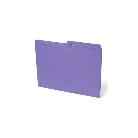 Chemise à dossier réversible Format lettre violet