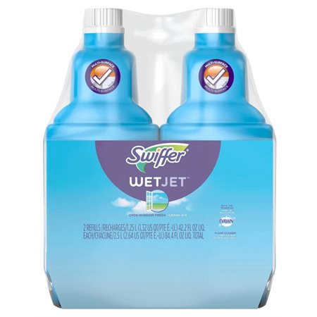 Recharge de solution nettoyante multi-surfaces Swiffer® WetJet
