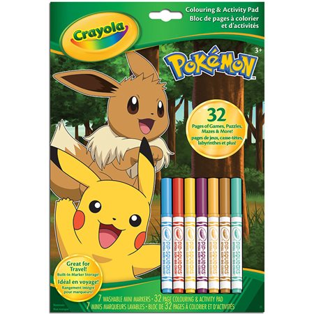 Cahier à colorier et activités - Pokémon