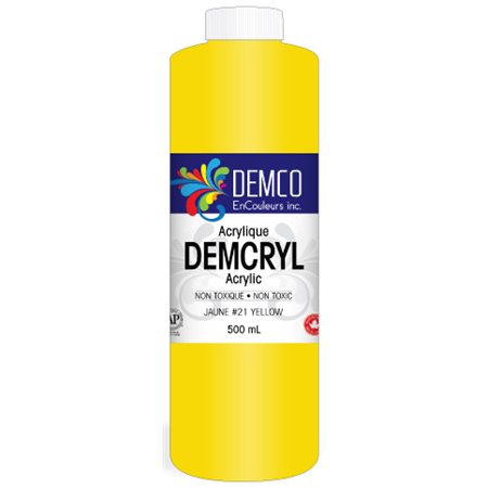 Peinture acrylique Demcryl 500 ml; écarlate