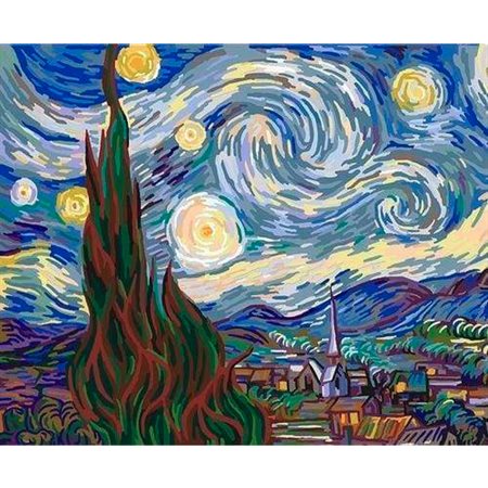 Peinture à numéros - Van Gogh Nuit Étoilée
