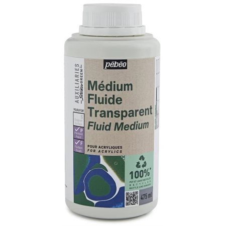 Médium fluide transparent Studio Green - 475 ml