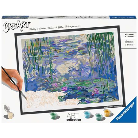 Ensemble de peintures d'art - Monet : Les Nymphéas