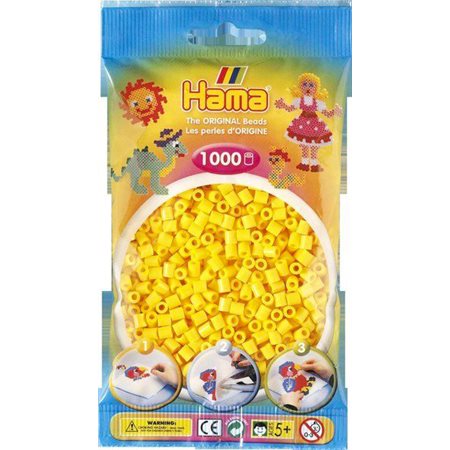 Perles Hama jaunes (1000)