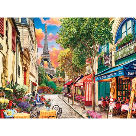 Peinture par numéro - Cadre ruelle parisienne