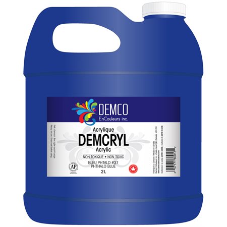 Peinture acrylique Demcryl 2 litres; jaune