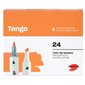 Ensemble 24 marqueurs à double pointe Tango - Couleurs assorties - Pointe biseautée et pinceau