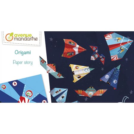 Boîte créative - Origami avions et fusée