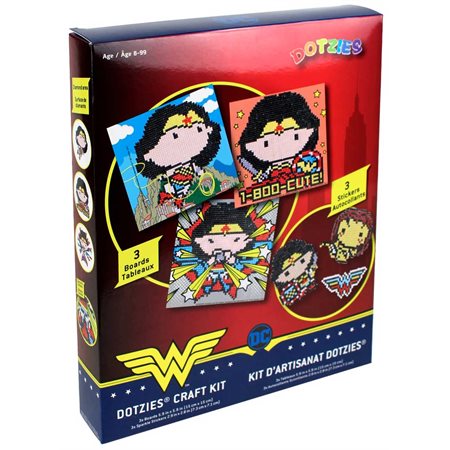 Ensemble d'artisanat Dotzies - Wonder Woman