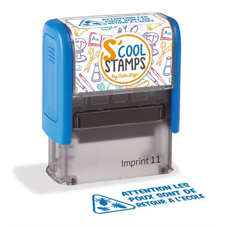 S'cool Stamps - Attention les poux sont de retour à l'école Version française
