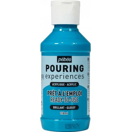Acrylique Pouring experiences118 ml Bleu cyan
