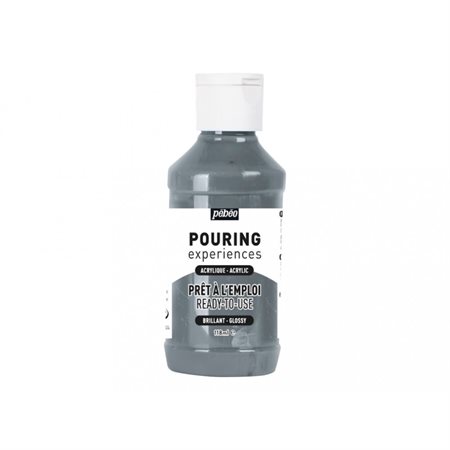 Acrylique Pouring experiences 118 ml gris