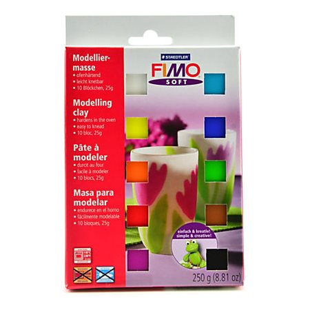 Ensemble de pâte à modeler FIMO Soft - 10 couleurs