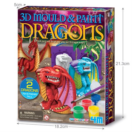 Moule et peinture 3D - Dragons