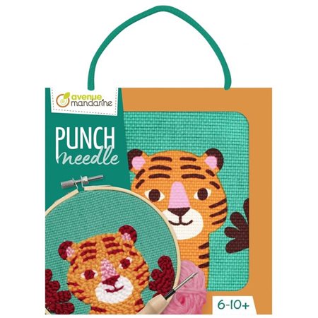 Punch needle - Tigre