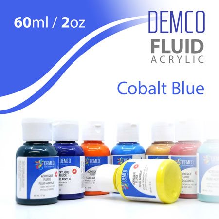 Acrylique pro fluide 60ml  /  2oz - Bleu cobalt