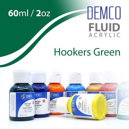 Acrylique pro fluide 60ml  /  2oz - Verts saule