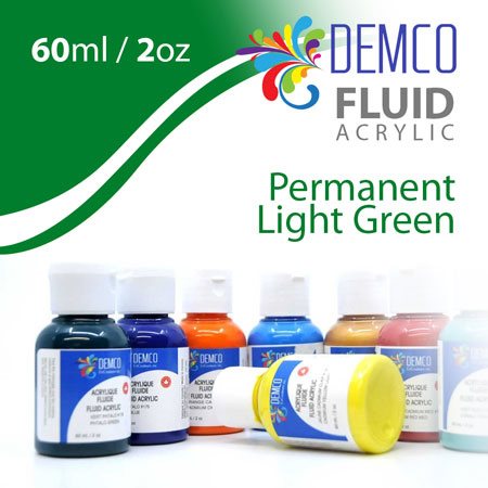 Acrylique pro fluide 60ml  /  2oz - Vert perm.clair