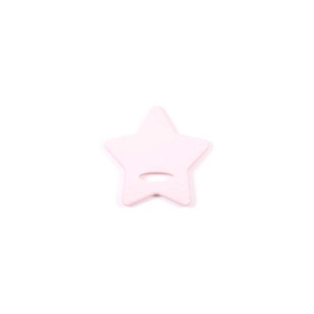 Jouet de dentition pour doudou - Étoile rose quartz