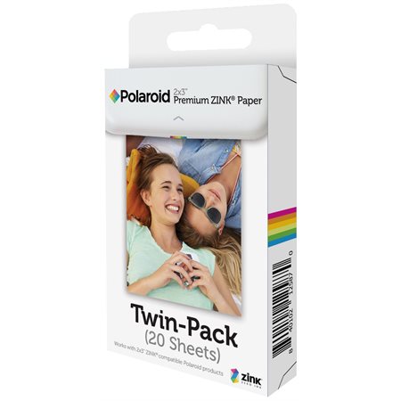 Papier pour Polaroid Zink 2x3 paquet 20