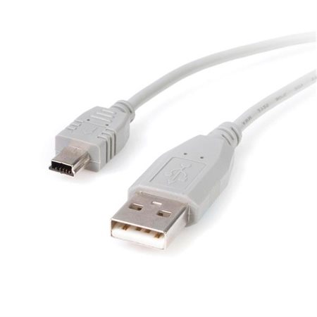 Câble USB 2.0 A vers Mini B 6' - M / M