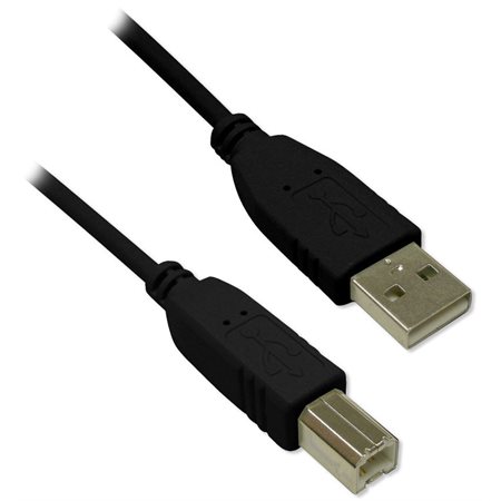 Câble USB 2.0 M / M noir 6'