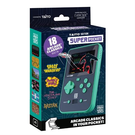 Jeu Portable Evercade Taito Super Pocket 18 jeux