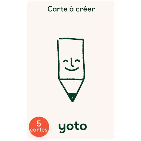 Cartes à créer Yoto (pack de 5)