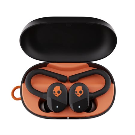 ECOUTEURS S-F SKULLCANDY PUSH PLAY NOIR / ORANGE