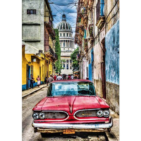 Casse-tête 1000 pièces - Voiture de la Havane