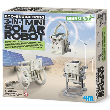 Mini ensemble de robot solaire 3 en 1