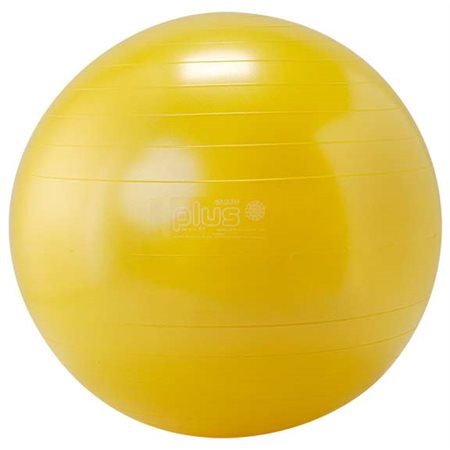 Ballon d'exercice couleur jaune 45cm