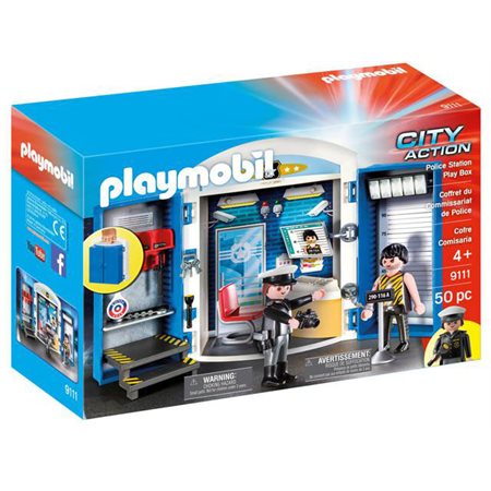 Playmobil City Action -Coffret Commissariat police