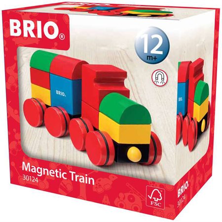 Brio: Train empilable magnétique - Coul. Primaires