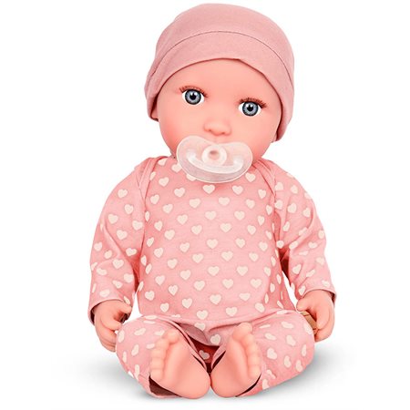 Babi - Poupée 35.5 cm avec pyjama et chapeau Rose