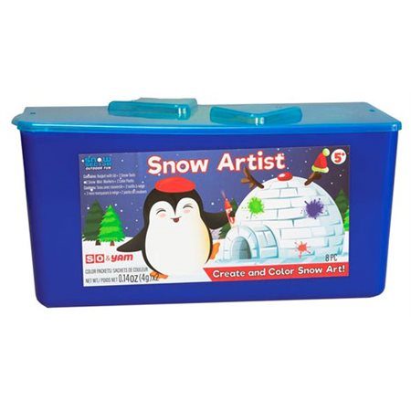 Seau de kit d'art pour la neige