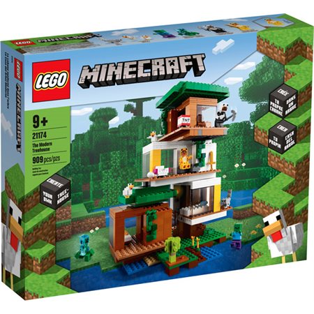 Minecraft - La cabane moderne dans l'arbre