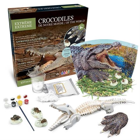 Ensemble de science - Crocodiles extrêmes
