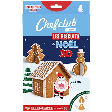 Emporte-pièces Chefclub : Les biscuits de Noël 3D