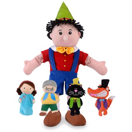 Marionnette à main et doigt Pinocchio