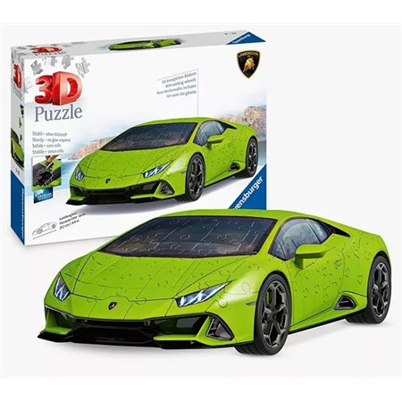 Casse-tête 3D : Lamborghini Huracan Verde