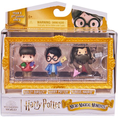 Ensemble de 3 figurines - Harry, Dudley & Hagrid - Year 1