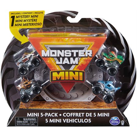 Monster Jam Mini - 1:87 Coffret de 5 Mini assorti