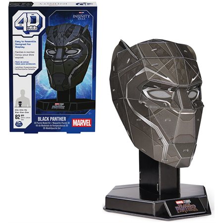 Casse-tête 4D : Marvel - Masque de Black Panther