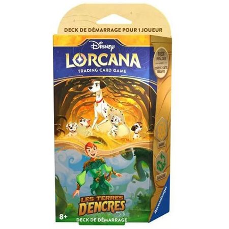 Disney Lorcana - Terres d'encres - Deck de démarrage - Pongo et Peter Pan (FR)