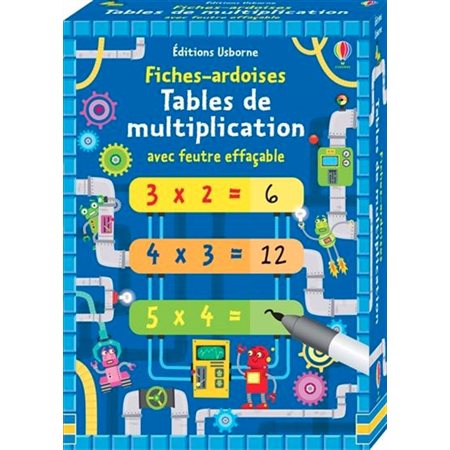 Tables de multiplication: fiche ardoise