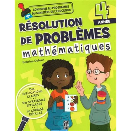 Resolutions de problemes mathematiques 4e annee