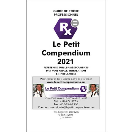Le Petit Compendium, français 2021