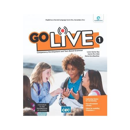 Go Live sec.2, worbook, print version + student access web