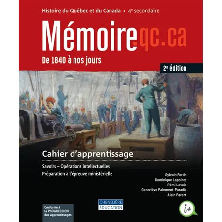 Mémoire.qc.ca, 2e édition - 4e secondaire